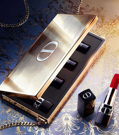 dior gold lipstick clutch|dior clutch lipstick set 2024.